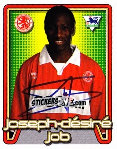 Cromo Joseph-Désiré Job - Premier League Inglese 2004-2005 n. 400 - Merlin