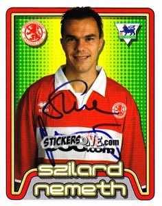 Sticker Szilard Nemeth - Premier League Inglese 2004-2005 n. 401 - Merlin