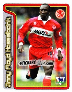 Sticker Jimmy Floyd Hasselbaink (Key Player) - Premier League Inglese 2004-2005 n. 404 - Merlin