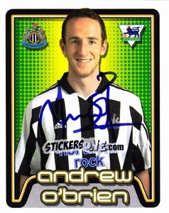 Figurina Andrew O'Brien - Premier League Inglese 2004-2005 - Merlin