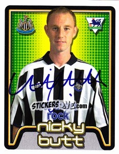 Sticker Nicky Butt - Premier League Inglese 2004-2005 - Merlin