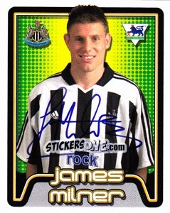 Sticker James Milner - Premier League Inglese 2004-2005 n. 424 - Merlin