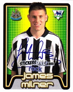 Figurina James Milner - Premier League Inglese 2004-2005 - Merlin