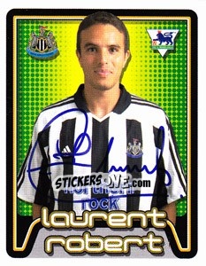 Figurina Laurent Robert - Premier League Inglese 2004-2005 - Merlin