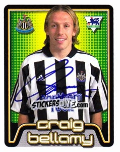 Cromo Craig Bellamy - Premier League Inglese 2004-2005 - Merlin