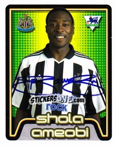 Sticker Shola Ameobi - Premier League Inglese 2004-2005 n. 430 - Merlin