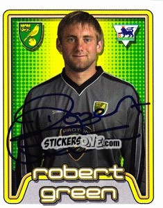 Figurina Robert Green - Premier League Inglese 2004-2005 - Merlin