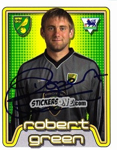 Sticker Robert Green - Premier League Inglese 2004-2005 n. 441 - Merlin