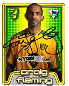 Cromo Craig Fleming - Premier League Inglese 2004-2005 - Merlin