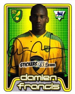 Sticker Damien Francis - Premier League Inglese 2004-2005 n. 449 - Merlin