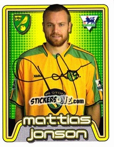Cromo Mattias Jonson - Premier League Inglese 2004-2005 - Merlin