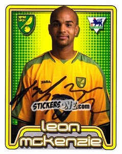 Sticker Leon McKenzie - Premier League Inglese 2004-2005 - Merlin