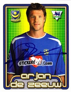 Sticker Arjan De Zeeuw - Premier League Inglese 2004-2005 n. 470 - Merlin