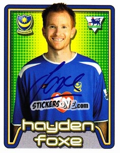 Figurina Hayden Foxe - Premier League Inglese 2004-2005 - Merlin