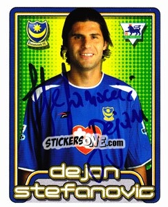 Cromo Dejan Stefanovic - Premier League Inglese 2004-2005 - Merlin