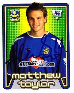 Sticker Matthew Taylor - Premier League Inglese 2004-2005 n. 475 - Merlin