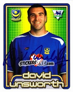 Cromo David Unsworth - Premier League Inglese 2004-2005 - Merlin