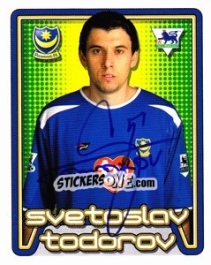 Sticker Svetoslav Todorov - Premier League Inglese 2004-2005 - Merlin