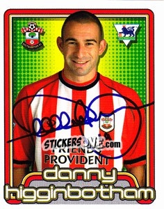 Sticker Danny Higginbotham - Premier League Inglese 2004-2005 - Merlin