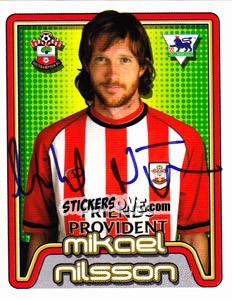 Figurina Mikael Nilsson - Premier League Inglese 2004-2005 - Merlin