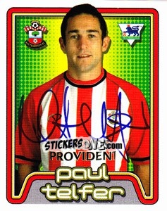 Sticker Paul Telfer - Premier League Inglese 2004-2005 - Merlin