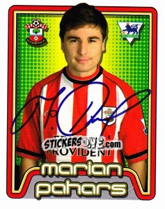 Sticker Marian Pahars - Premier League Inglese 2004-2005 - Merlin