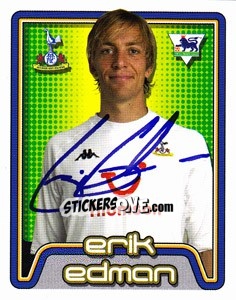 Figurina Erik Edman - Premier League Inglese 2004-2005 - Merlin