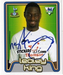 Sticker Ledley King - Premier League Inglese 2004-2005 n. 529 - Merlin