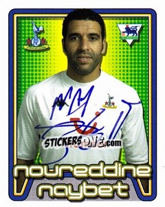 Sticker Noureddine Naybet - Premier League Inglese 2004-2005 n. 530 - Merlin