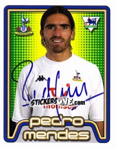 Sticker Pedro Mendes - Premier League Inglese 2004-2005 n. 538 - Merlin