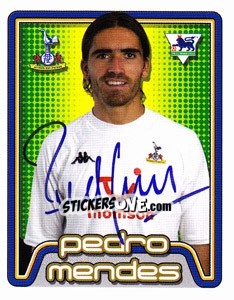 Figurina Pedro Mendes - Premier League Inglese 2004-2005 - Merlin