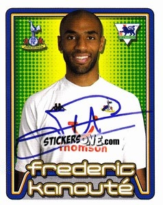 Sticker Frederic Kanouté - Premier League Inglese 2004-2005 n. 541 - Merlin