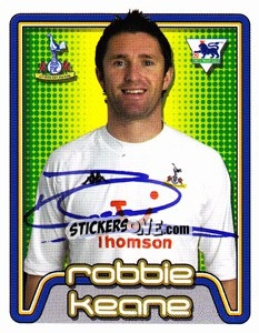 Sticker Robbie Keane - Premier League Inglese 2004-2005 n. 542 - Merlin