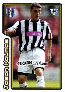 Sticker Jason Koumas (Star Player) - Premier League Inglese 2004-2005 n. 551 - Merlin