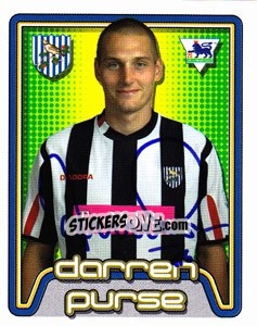 Sticker Darren Purse - Premier League Inglese 2004-2005 n. 558 - Merlin
