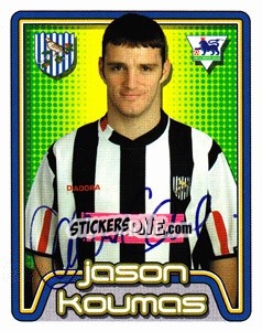 Sticker Jason Koumas - Premier League Inglese 2004-2005 - Merlin
