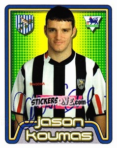 Figurina Jason Koumas - Premier League Inglese 2004-2005 - Merlin