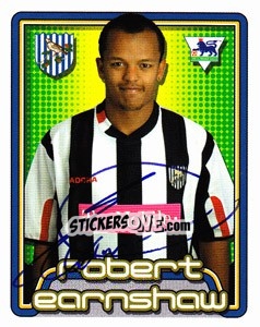 Sticker Robert Earnshaw - Premier League Inglese 2004-2005 n. 567 - Merlin