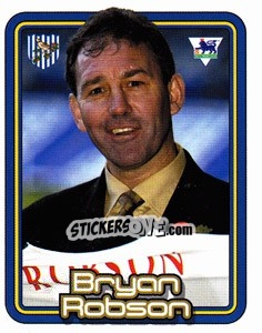 Sticker Bryan Robson (The Manager) - Premier League Inglese 2004-2005 - Merlin