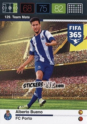 Cromo Alberto Bueno - FIFA 365: 2015-2016. Adrenalyn XL - Nordic edition n. 129 - Panini