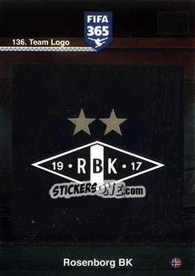 Sticker Team Logo - FIFA 365: 2015-2016. Adrenalyn XL - Nordic edition n. 136 - Panini
