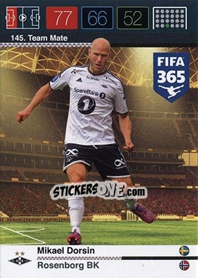 Sticker Mikael Dorsin - FIFA 365: 2015-2016. Adrenalyn XL - Nordic edition - Panini