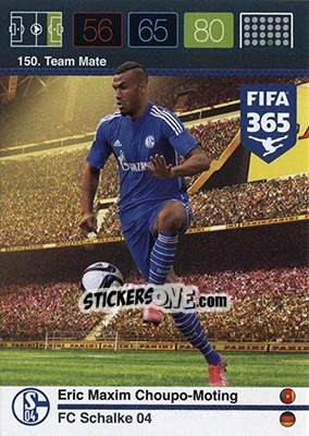 Sticker Eric Maxim Choupo-Moting - FIFA 365: 2015-2016. Adrenalyn XL - Nordic edition n. 150 - Panini
