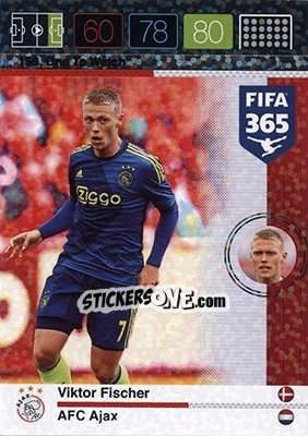 Sticker Viktor Fischer - FIFA 365: 2015-2016. Adrenalyn XL - Nordic edition - Panini