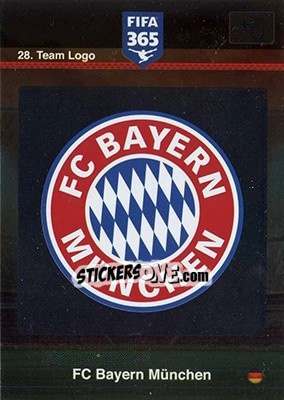 Sticker Team Logo - FIFA 365: 2015-2016. Adrenalyn XL - Nordic edition n. 28 - Panini