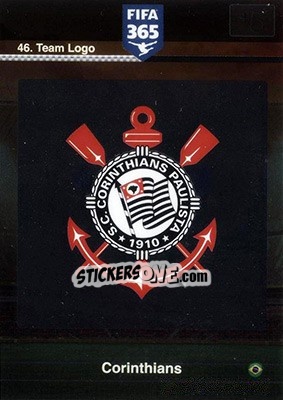 Sticker Team Logo - FIFA 365: 2015-2016. Adrenalyn XL - Nordic edition n. 46 - Panini