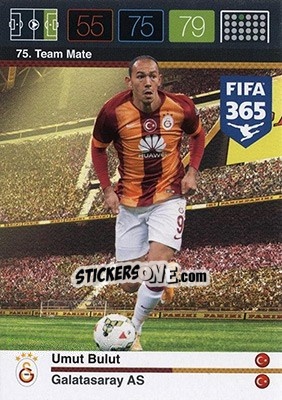 Sticker Umut Bulut - FIFA 365: 2015-2016. Adrenalyn XL - Nordic edition n. 75 - Panini