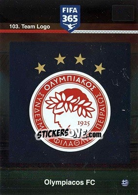 Sticker Team Logo - FIFA 365: 2015-2016. Adrenalyn XL - Nordic edition n. 103 - Panini