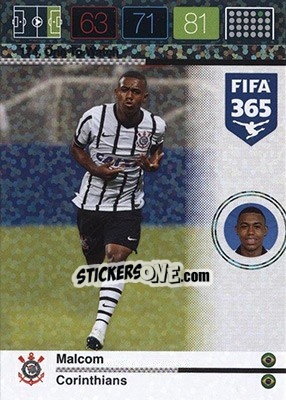 Cromo Malcom - FIFA 365: 2015-2016. Adrenalyn XL - Nordic edition - Panini