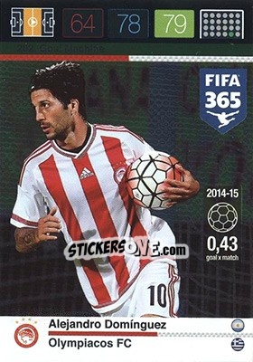 Figurina Alejandro Dominguez - FIFA 365: 2015-2016. Adrenalyn XL - Nordic edition - Panini